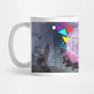 Forever Young Wolf Mug